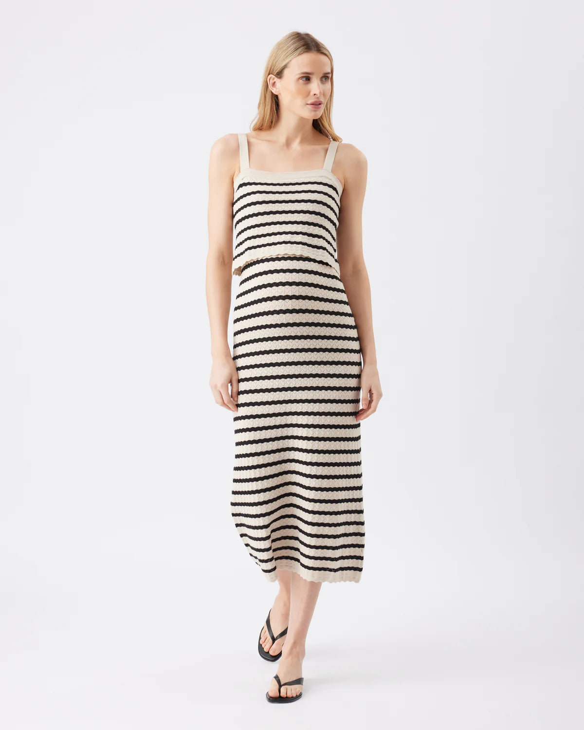 knitted nursing dress Pointelle Knit – Village Maternity Maternity wardrobe