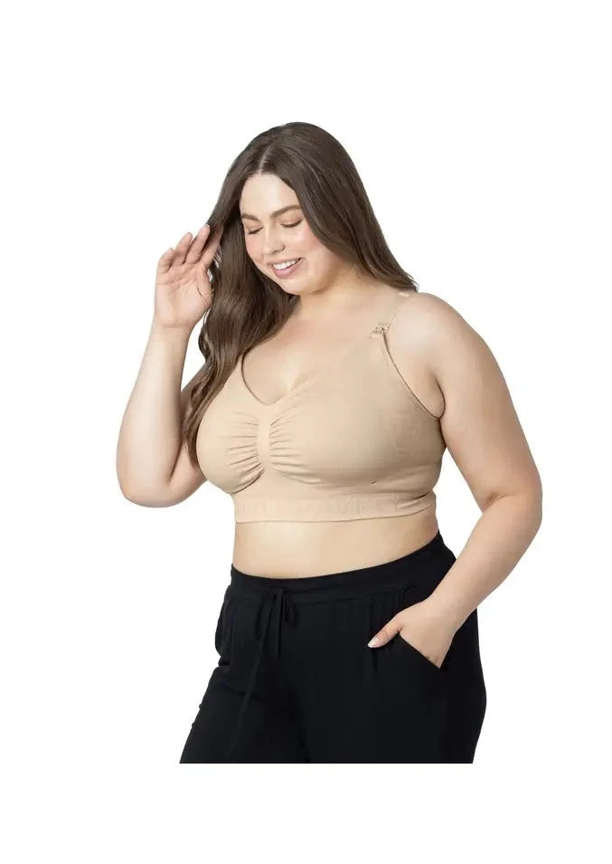 Hands-free Pumping Bra with Convertible Straps