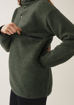 Wool Pile Maternity Pullover 90's