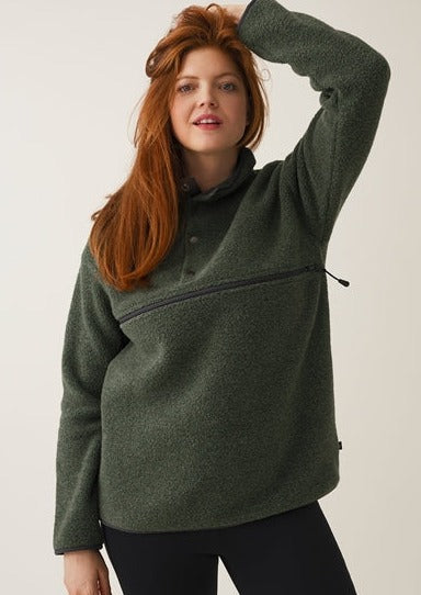 Wool Pile Maternity Pullover 90's