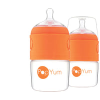 Pop Yum 5 oz Baby Bottle Orange