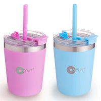 Pop Yum 2 x 9 oz Insulated Stainless Steel Cup