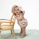 Flamingos Ruffle Sunsuit