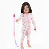 Princess Unicorns and Castle  Convertible Romper