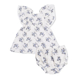 V-Neck Dress and Bloomer