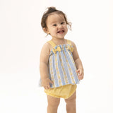 Top with Bows and Ruffle Leg Bloomer