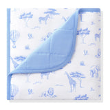 Baby Blanket in Toile Safari