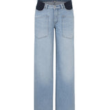 DL1961 Hepburn Wide Leg | Beachfront Aura