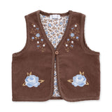 Hazel Floral  Vest with Lining