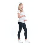 Maternity 32" Butter Skinny Jeans with Belly Band- Black