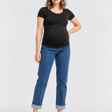1822 Denim Maternity Dad Jean with Bellyband, Levi, front view