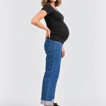 1822 Denim Maternity Dad Jean with Bellyband, Levi, side view