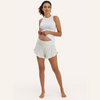 Fleur Smocked Maternity Shorts