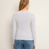 Kira Striped Ribbed Top