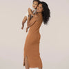 2-in-1 Nursing + Maternity Knit Midi Dress