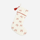 Christmas Stocking Peppermint Bows