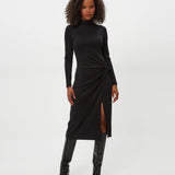 Tish Mock Neck Midi Dress