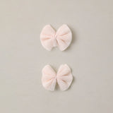 Flutter Tulle Clips Pink