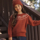Fair Isle Sweater Ruby