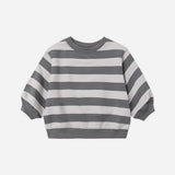 Oversized Crew Sweatshirt Midnight Stripe