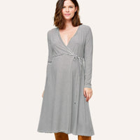 Tessa Maternity + Nursing Wrap Dress