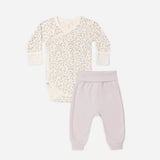 Side Snap Bodysuit + Pant Set Floret