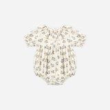 Collared Romper French Floral
