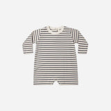 Long Sleeve Romper Vintage Stripe