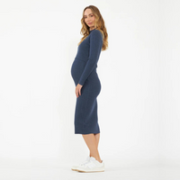 Nella Rib Nursing Knit Dress