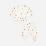 Long Sleeve Tee + Pant Set Holiday Mouse