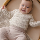Side Snap Bodysuit + Pant Set Floret