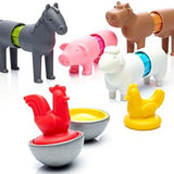 My First Farm Animals STEM Magnetic Discovery Building Set with Soft Animals