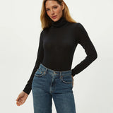 Jojo Side Ruched Turtleneck