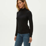 Jojo Side Ruched Turtleneck