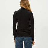 Jojo Side Ruched Turtleneck