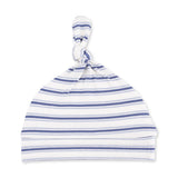Vintage Stripe Blue  Knotted Hat
