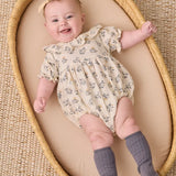 Collared Romper French Floral