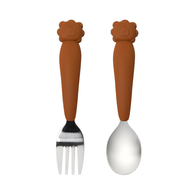 Kids Spoon and Fork Set - Born To Be Wild