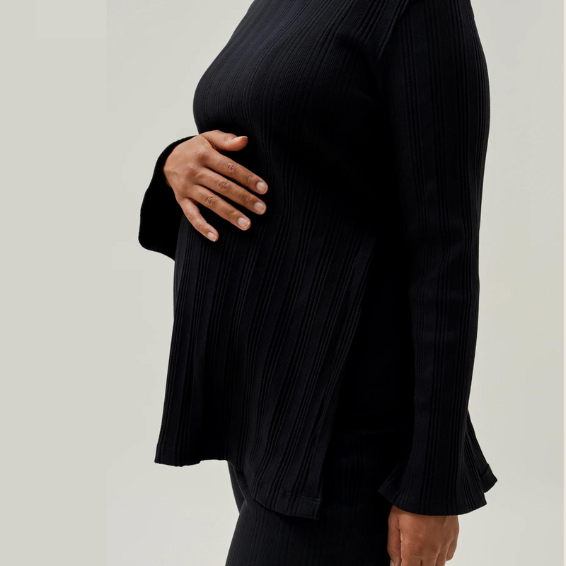 Ribbed Maternity Top