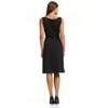 Grace Boat Neck Crepe Dress