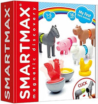 My First Farm Animals STEM Magnetic Discovery Building Set with Soft Animals