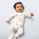 Love You A Latte  2 Way Zipper Footie