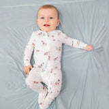 Pointer Pups and Duck Buddies  2 Way Zipper Footie