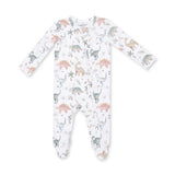 Sweet Baby Dinos  2 Way Zipper Footie