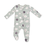Black Sheep  2 Way Zipper Footie