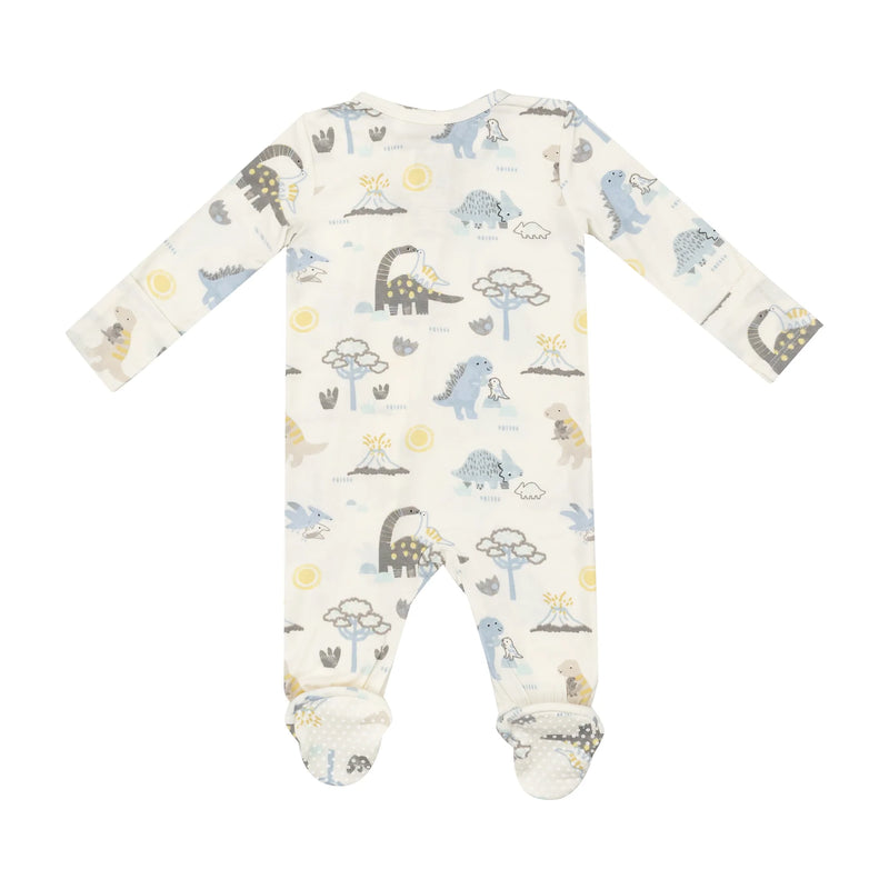 Baby Love Dinos Two Way Zipper Footie