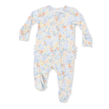 2 Way Ruffle Back Zipper Footie