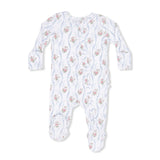 2 Way Ruffle Back Zipper Footie