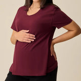 Relaxed Cotton Maternity + Nursing T-Shirt