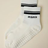 Non-Slip Quarter Crew Socks